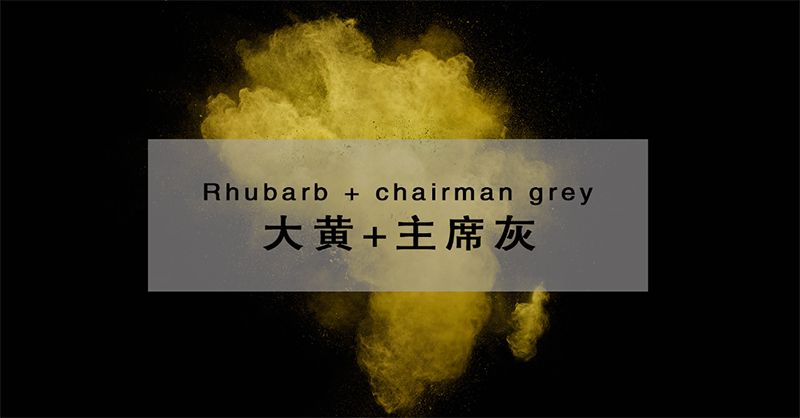 新时尚：高雅的灰与热情的黄丨伟雅色彩展示：大黄+主席灰